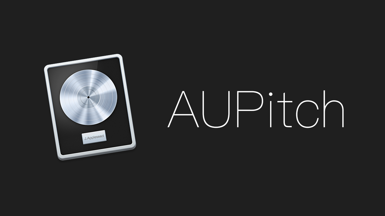 Logic Pro X 中使用 AUPitch 做高质的自动化曲线